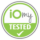 iOmy Tested logo